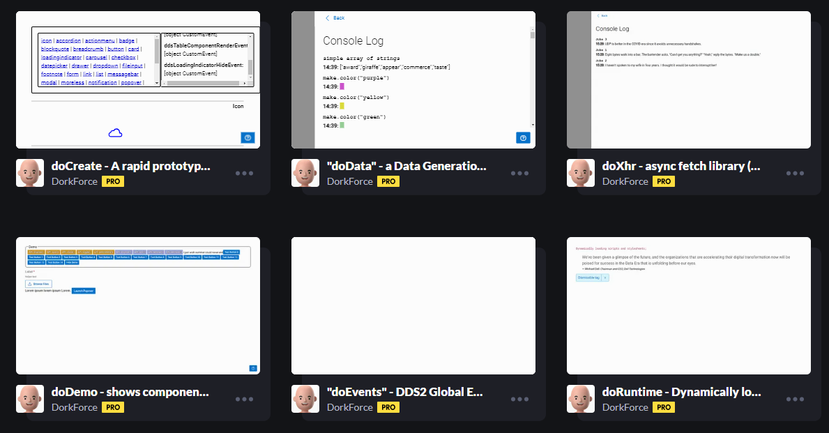 The doLibs development tools